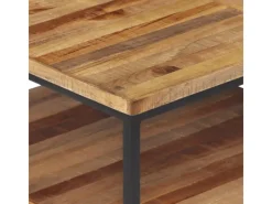 vidaXL TV-Schrank 110x30x39 cm Massivholz Teak