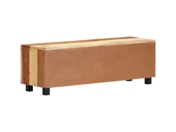 vidaXL TV-Schrank 100x30x33 cm Altholz Massiv