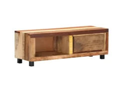 vidaXL TV-Schrank 100x30x33 cm Altholz Massiv