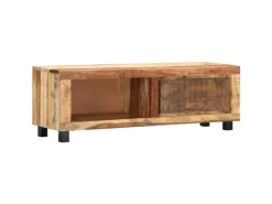 vidaXL TV-Schrank 100x30x33 cm Altholz Massiv