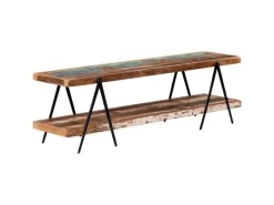 vidaXL TV-Schrank 160x40x50 cm Altholz Massiv