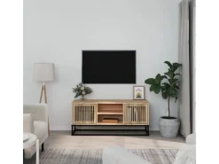 vidaXL TV-Schrank 105x30x45 cm Holzwerkstoff und Eisen