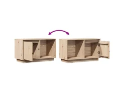 Outlet vidaXL TV-Schrank 74x35x44 cm Massivholz Kiefür