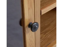 Hot vidaXL TV-Schrank 110x35x44 cm Massivholz Eiche