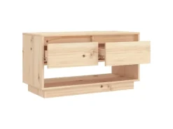 vidaXL TV-Schrank 74x34x40 cm Massivholz Kiefür