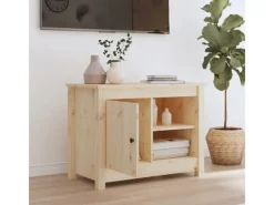 vidaXL TV-Schrank 70x36,5x52 cm Massivholz Kiefür