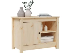 vidaXL TV-Schrank 70x36,5x52 cm Massivholz Kiefür
