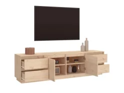 vidaXL TV-Schrank 176x37x47,5 cm Massivholz Kiefür