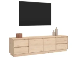 vidaXL TV-Schrank 176x37x47,5 cm Massivholz Kiefür