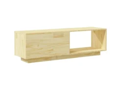 New vidaXL TV-Schrank 110x30x33,5 cm Massivholz Kiefür