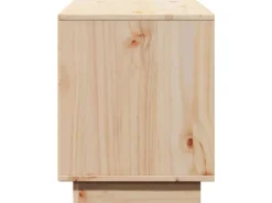 vidaXL TV-Schrank 110,5x35x44 cm Massivholz Kiefür