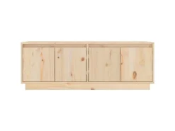 vidaXL TV-Schrank 110x34x40 cm Massivholz Kiefür
