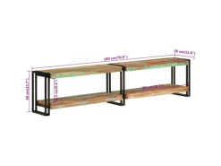 Online vidaXL TV-Schrank 180x30x40 cm Massives Altholz