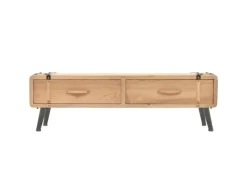 vidaXL TV-Schrank 110x33x35 cm Massivholz Tanne