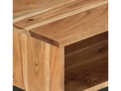 New vidaXL TV-Schrank 160x30x45 cm Massivholz Akazie