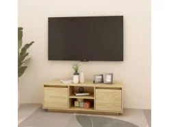 Sale vidaXL TV-Schrank 110x30x40 cm Massivholz Kiefür