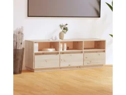 vidaXL TV-Schrank 140x37x50 cm Massivholz Kiefür