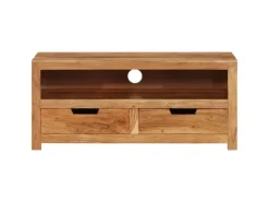 vidaXL TV-Schrank 88x35x40 cm Massivholz Akazie