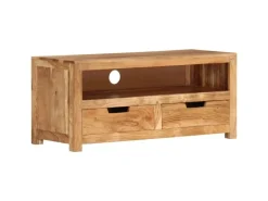 vidaXL TV-Schrank 88x35x40 cm Massivholz Akazie