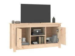 New vidaXL TV-Schrank 103x36,5x52 cm Massivholz Kiefür Modell 3