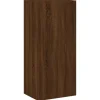 vidaXL TV-Wandschrank Braun Eiche-Optik 40,5x30x90 cm Holzwerkstoff