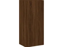 vidaXL TV-Wandschrank Braun Eiche-Optik 40,5x30x90 cm Holzwerkstoff