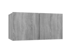 vidaXL TV-Wandschrank Grau Sonoma 60x30x30 cm Holzwerkstoff 1