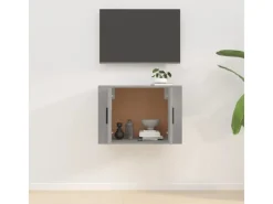 vidaXL TV-Wandschrank Grau Sonoma 57x34,5x40 cm