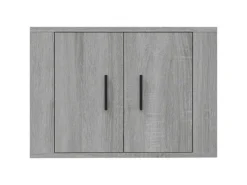 vidaXL TV-Wandschrank Grau Sonoma 57x34,5x40 cm