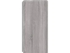 vidaXL TV-Wandschrank mit LED-Leuchten Grau Sonoma 30,5x35x70 cm