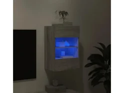 Sale vidaXL TV-Wandschrank mit LED-Leuchten Grau Sonoma 40x30x60,5 cm