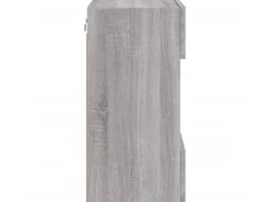 Sale vidaXL TV-Wandschrank mit LED-Leuchten Grau Sonoma 40x30x60,5 cm