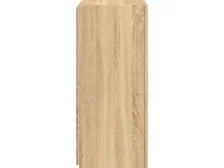 vidaXL TV-Wandschrank mit LED-Leuchten Sonoma-Eiche 40,5x35x80 cm