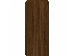 Outlet vidaXL TV-Wandschrank mit LED-Leuchten Braun Eichen-Optik 40,5x35x80cm