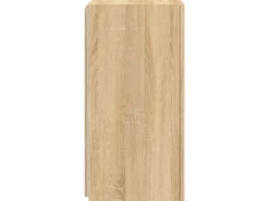 vidaXL TV-Wandschrank mit LED-Leuchten Sonoma-Eiche 30,5x35x70 cm