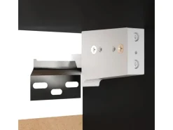 vidaXL TV-Wandschrank Schwarz 30,5x30x30 cm