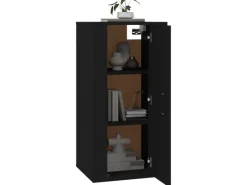 Online vidaXL TV-Wandschrank Schwarz 40x34,5x80 cm