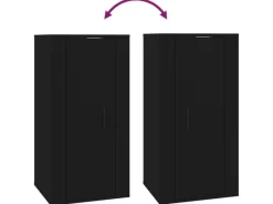 Online vidaXL TV-Wandschrank Schwarz 40x34,5x80 cm