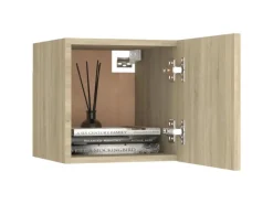 Hot vidaXL TV-Wandschrank Sonoma-Eiche 30,5x30x30 cm