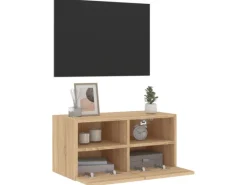 vidaXL TV-Wandschrank Sonoma-Eiche 60x30x30 cm Holzwerkstoff