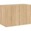 vidaXL TV-Wandschrank Sonoma-Eiche 60x30x41 cm