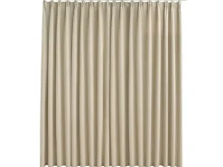 Clearance vidaXL Verdunkelungsvorhang mit Haken Beige 290 x 245 cm
