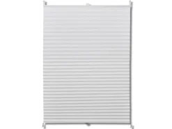 vidaXL Verdunklungsplissee 90×100 cm Weiß