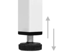 vidaXL Vitrine Weiß 90x40x180 cm Stahl und Gehärtetes Glas