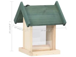 Sale vidaXL Vogelfutterhäuser 4 Stk. Tannenholz