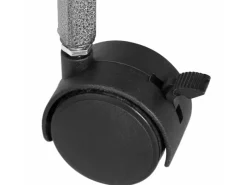 vidaXL Vogelkäfig mit Dach Stahl Schwarz 66x66x155 cm