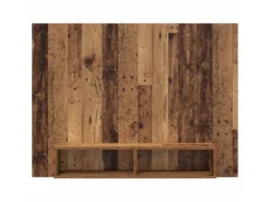 vidaXL Wand TV Schrank 120 x 23,5 x 90 cm Holzwerkstoff 875185 Altholz