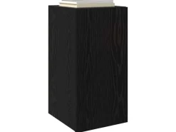 Hot vidaXL Wand TV Schrank Schwarz Eichen-Optik 30,5 x 30 x 60 cm 875069 Eiche Schwarz