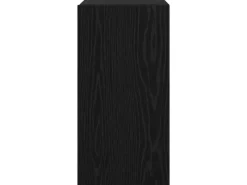 Hot vidaXL Wand TV Schrank Schwarz Eichen-Optik 30,5 x 30 x 60 cm 875069 Eiche Schwarz