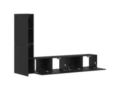 Sale vidaXL Wand TV Schrank Schwarz Eichen-Optik Holzwerkstoff 3393271